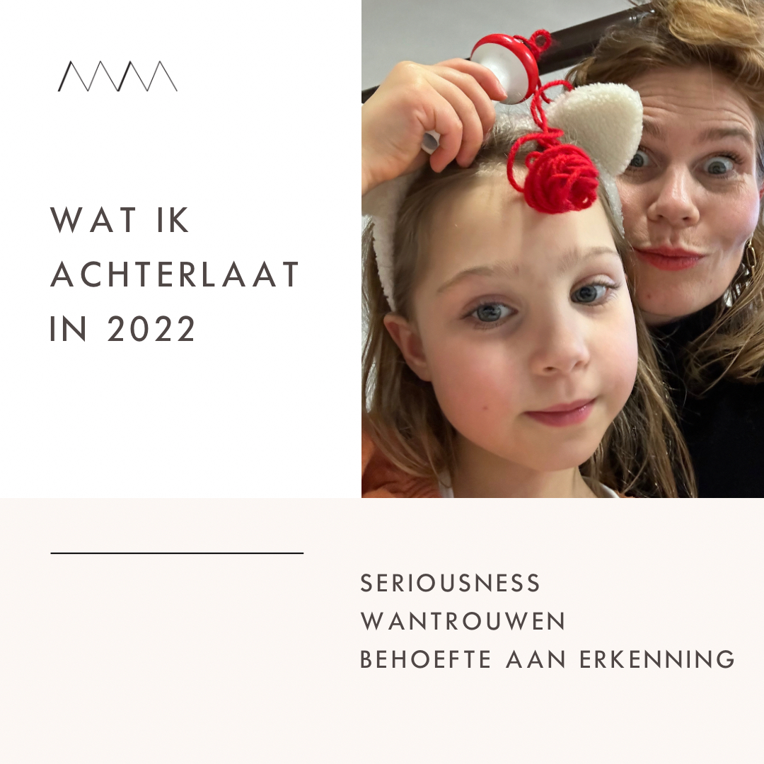 In navolging van Hanneke van @rockyourworld.ryw wil ik enkele zware dingen erg graag achterlaten in 2023. Voor mij zijn dit vooral:
- 𝘀𝗲𝗿𝗶𝗼𝘂𝘀𝗻𝗲𝘀𝘀 - overal mag wel een klein beetje gekkigheid in terugkomen.
- 𝘄𝗮𝗻𝘁𝗿𝗼𝘂𝘄𝗲�