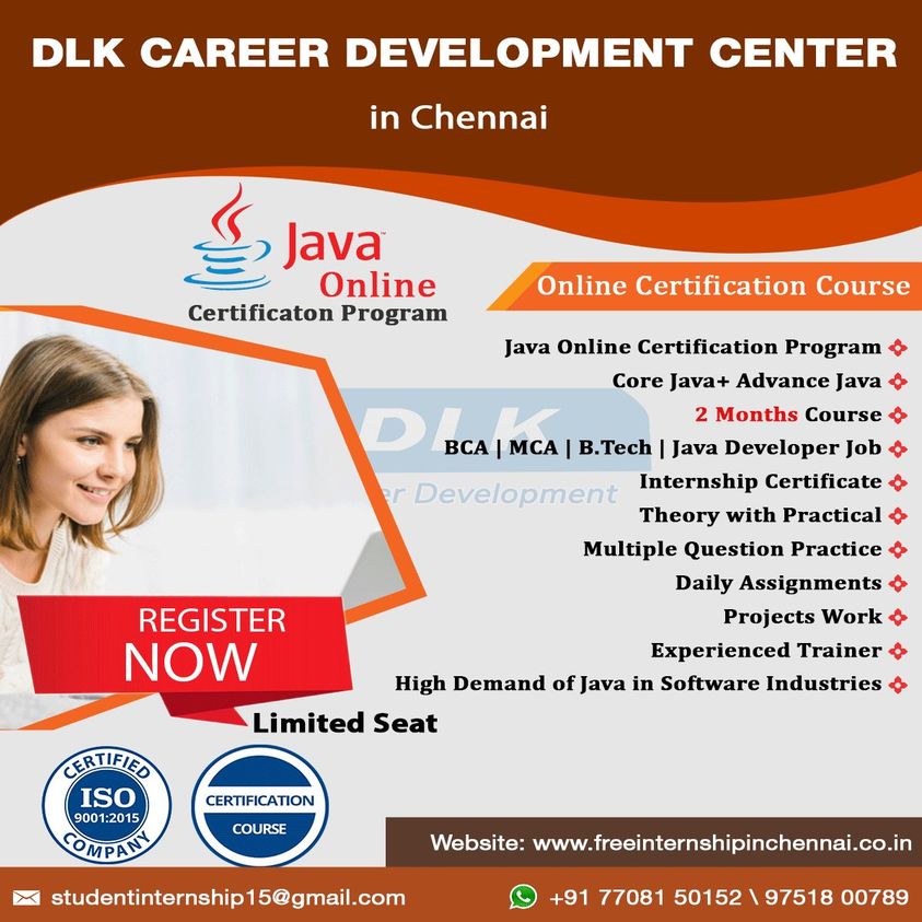 dlk_cdc's tweet image. Java online Certification project !!!

REGISTER NOW!!!
𝐋𝐨𝐜𝐚𝐭𝐢𝐨𝐧
g.page/dlk-career-dev…
📞Contact-7904320834
𝐎𝐟𝐟𝐢𝐜𝐞 𝐚𝐝𝐝𝐫𝐞𝐬𝐬:-
DLK Career Development
Rahaat Plaza Ground floor, Vadapalani, Chennai, Tamil Nadu 600026

#training #learning #coding #dlkcdc