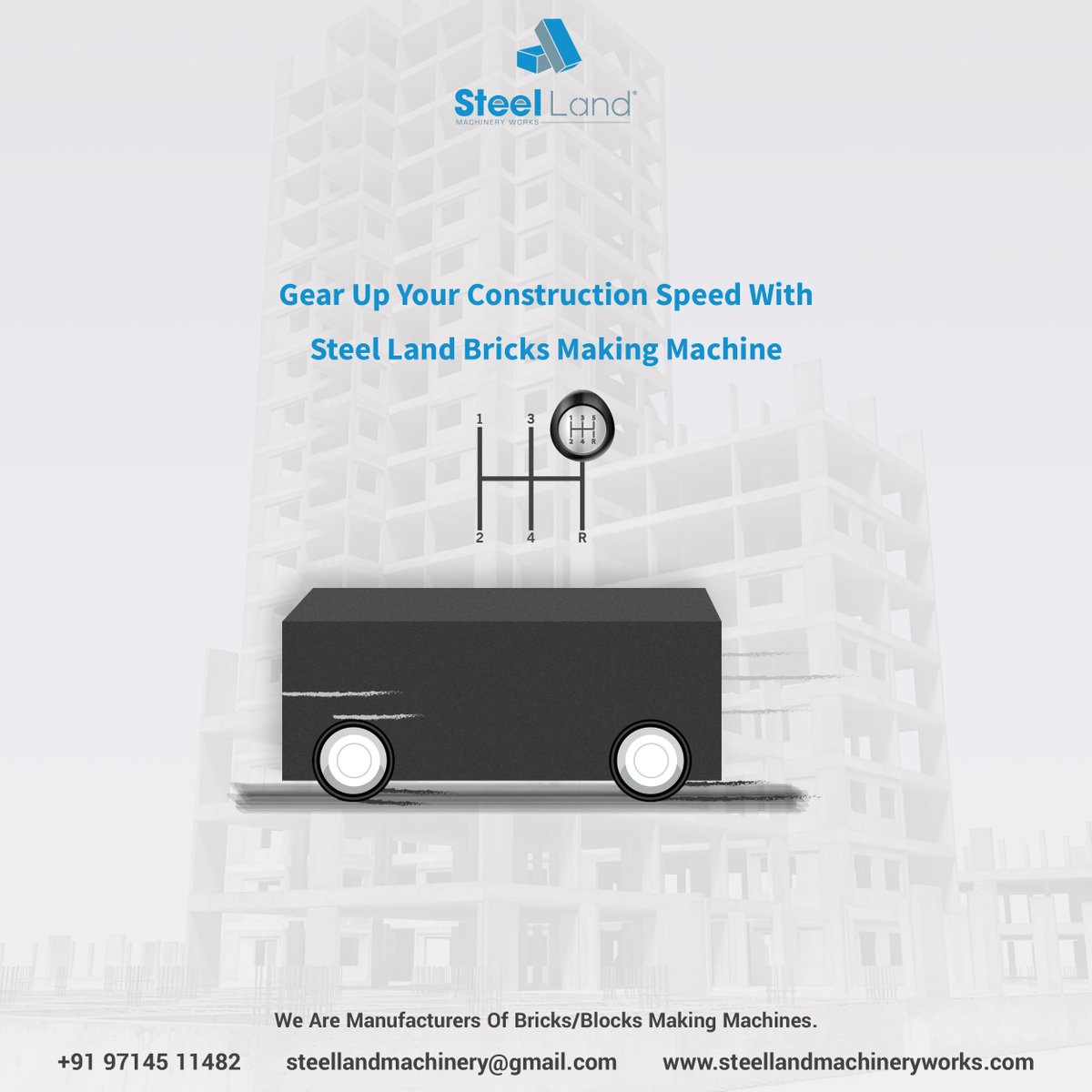 Steel_Land1's tweet image. Gear Up Your Construction Speed With Steel Land Bricks Making Machine.

For more details contact us:
☎️ Call: +91 97145 11482
📩 Mail: steellandmachinery@gmail.com
🌐 Web.: steellandmachineryworks.com
 
#steellandmachinery #bricksmachine #constructionmachinery #morbi