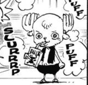 [ Having some juice after his bath and before bed! ]