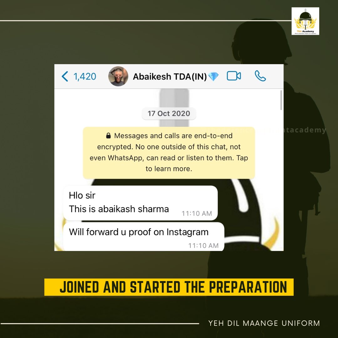 AcademyTDA's tweet photo. Kitni Goliyaan Lagi thi Sir ko?
Kinka sapna tha?
Kyu abii tak give up nahi kiya..
Kl btana apna decision!
Asked him!!!
Abaikesh after 26th failed attempt, Sir now I am going to give up !
But that conversation will be remembered! (1/2) https://t.co/oNnhP5vb20
