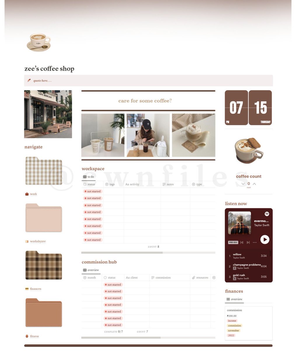 worksbyzee's tweet photo. Notion Template
She'll make sure na lahat ng gusto mo magagawa nya kaya babala, forda tanong po ito si Marg HAHA! Pero seryoso, ang galeng neto promise! Newbie po ako sa Notion& mga mima di ako neto iniwan, forda guide parin kahit end of transaction na. SALAMAT MHIE @cwnfilesπ«Άπ» https://t.co/3p5X3Q3tnB