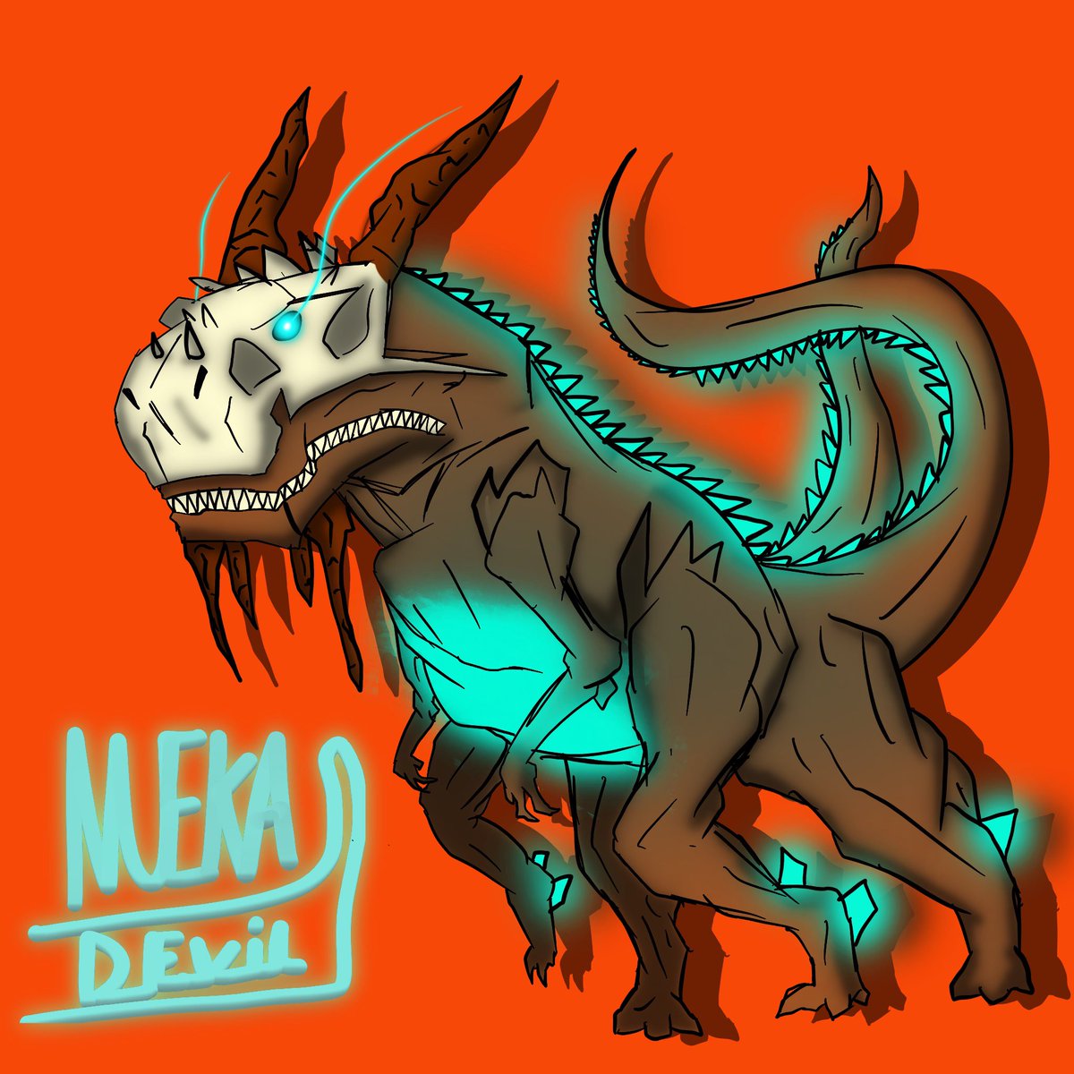 MekaDevil01's tweet photo. T-Rex Warrior.🦖⚡️The first character for this New Year 2023.
#MekaDevil https://t.co/wLjQjyUaX9