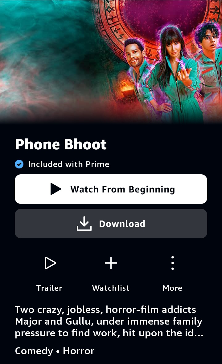 Amazing movie.....🤩😂🤩
👏👏👏👏
@bindasbhidu
@varunsharma90
#divyenduSharma
#ishaanKhattar
#KatrinaKaif
#PhoneBhoot