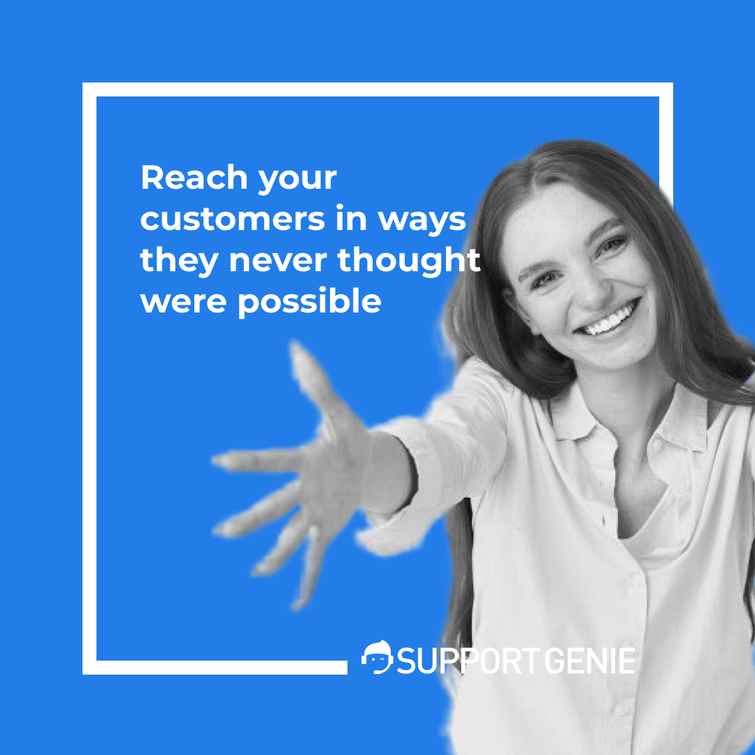 supportgenie's tweet image. Have trouble assisting customers by phone or e-mail?

@supportgenie is a customer care platform powered by #computervision AI, which enables real-time visual engagement.

Embrace technology, reduce costs &amp;amp; enhance the #customerexperience.

SEEK more ways👉 bit.ly/3I9iJUy