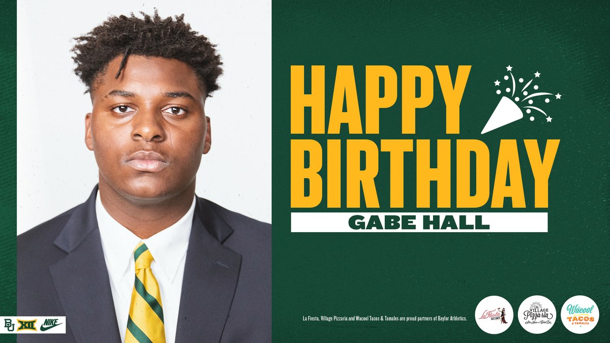 BUFootball's tweet photo. Happy Birthday, Gabe!

#SicEm | #PersonOverPlayer https://t.co/TG5u8zar7P