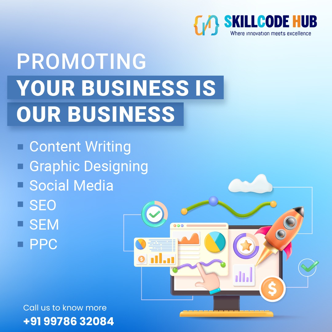 Skillcodehub's tweet image. Our skills are not limited to coding. Our business is to avail efficient growth of your business with our tools and resources. We help you scale wider with our Digital Marketing services. At SkillCode Hub, Promoting your Business is Our Business!
#skillcodehub #digitalmarketing