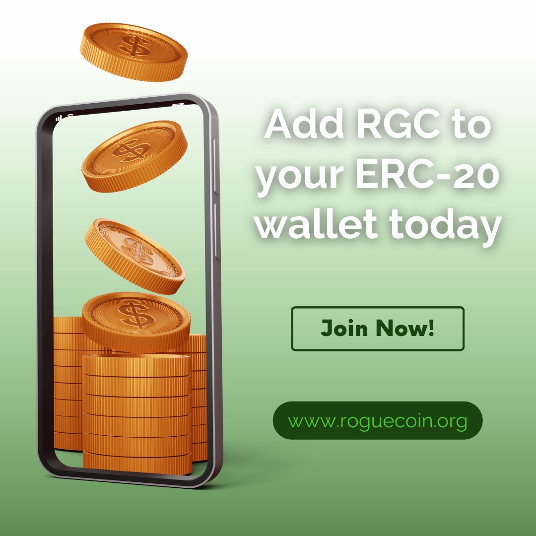 RogueCoinToken's tweet photo. #RogueCoin (RGC) is breaking boundaries and making waves in the crypto world. Don't miss out on this innovative and disruptive token. 

#innovation #crypto #roguecoin #rogue #currency #token #erc20 #erc20token  #exchange #decentralized #web3 #cryptocurrency #tothemoon #ETH https://t.co/J0BVEJ1ERA
