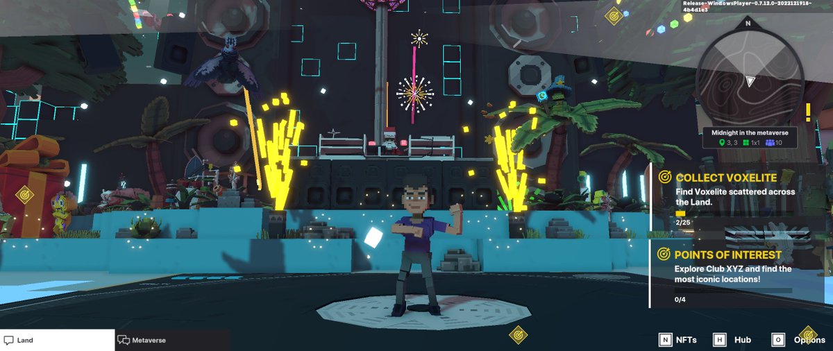 KerryYick's tweet photo. @TheSandboxGame @steveaoki @TheOfficialA7X @suecothechild @ParisHilton @deadmau5 @blond_ish Celebrating the end of the year in @TheSandboxGame Metaverse! ✨🎇 https://t.co/TMMyTotfvS