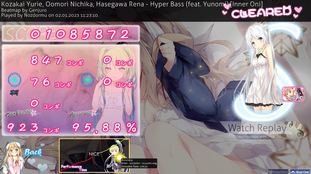 Starting this year with more or less unique score for me Hyper Bass + HDHR FC!