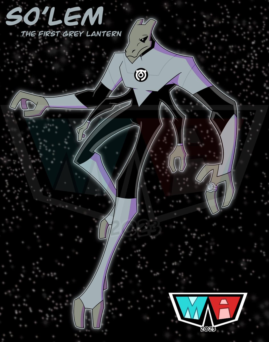 ArtisMighty's tweet photo. “The emotional spectrum has yielded a means to use ones grief as a way to protect others” #lantern #greylantern #dccomics #oc https://t.co/H3bHn7odkq