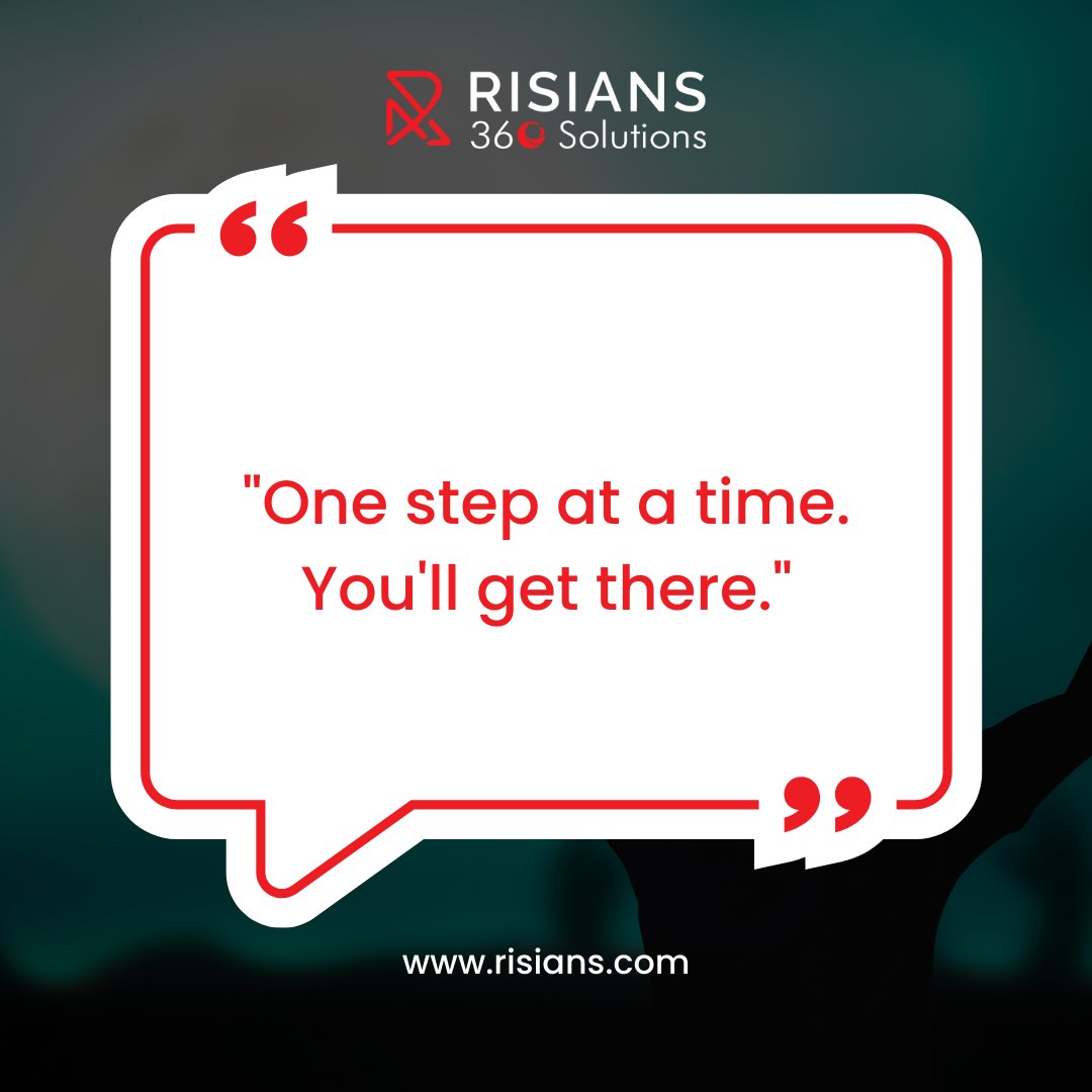 One step at a time. You'll get there.

#happymonday #newyear #happynewyear2023 #happy #motivation #mondaymoitvation #risian360sol #accouting #risiansaccounting #dubai #uae #sharjah #abudhabigp