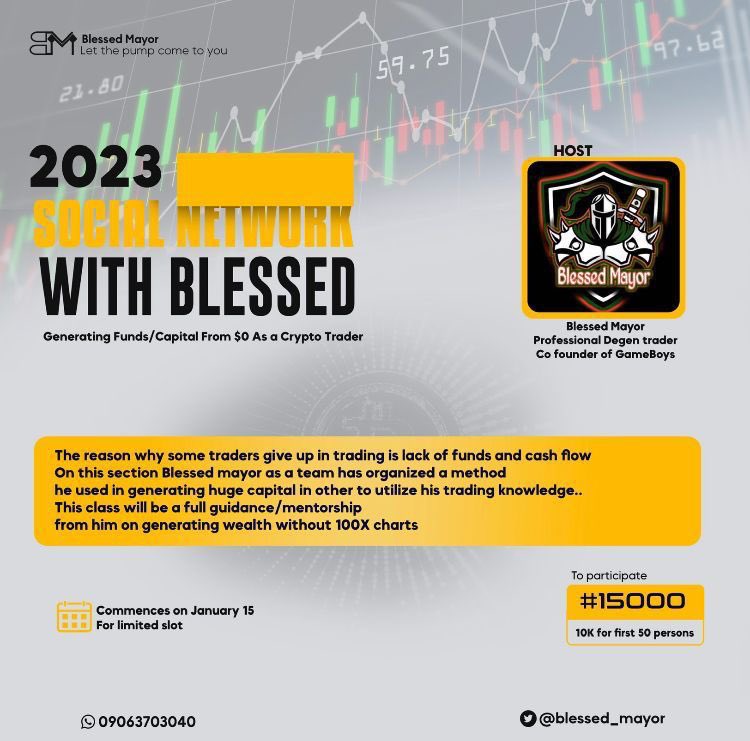 blessed_mayor's tweet photo. Commences in less than 14 days this will be massive 💚🚀 2023 I’m making more millionaires from the class.. my team is READYYY! 💰
Check comment to read about what’s about to happen in the class https://t.co/mnkkEhC9F3