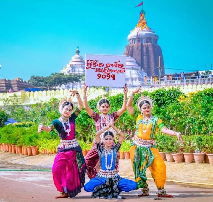 New Year Celibration 
@jag_ind  @odiapolice @odissahandmade  @Swabhimani_Odia  @OdiaCulture – at Jagannatha Mandir (Jagannatha Puri Dhama)