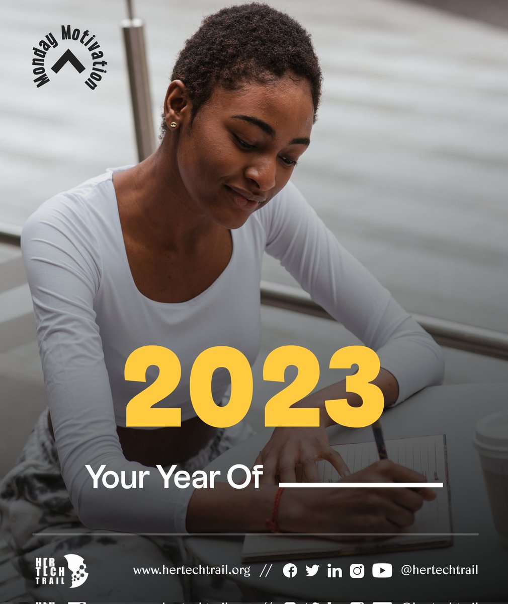 hertechtrail's tweet photo. Let's start this year with self-fulfilling prophecies.Β
What do you wish for in 2023?
Describe it in the best way you can and let us know in the comments.Β
We are rooting for you. π
#hertechtechtrail #mondaymotivation #womenintech #2023NewYear https://t.co/XpGvvVejXY