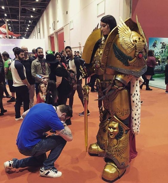Thy lad has proven his faith 🫡 #WarhammerCommunity #warhammer40k #cosplay #GeeksandGamers
