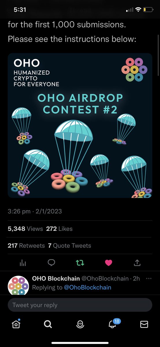 CryprtoP's tweet photo. @OhoBlockchain 0x15EB3CCaA08618ad799642634966f66dA6e475b1 https://t.co/8aMfJUOkFF