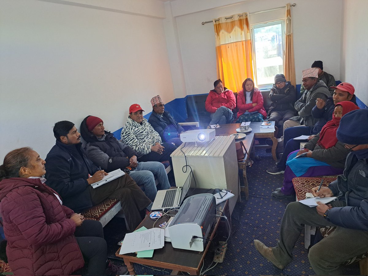#HappeningNow: Focus Group Discussion (FGD) with Municipality Key Stakeholders for the Outcome Assessment of #USHHD <a href="/SnvNepal/">SNV Nepal</a> #WASHSDG in #Chandannath Jumla.