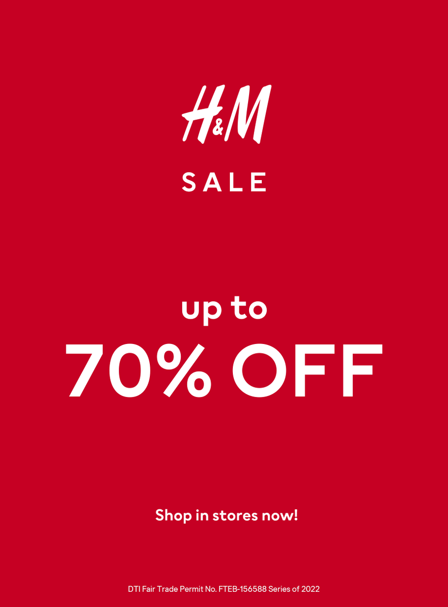 hmphilippines's tweet photo. Picked out fashion pieces for you! Get these for as low as P600! #HMSale

Drop by the nearest H&amp;M store now to get up to 70% OFF on select items! Happy shopping! 🛍️ https://t.co/JPCSYAMtqV