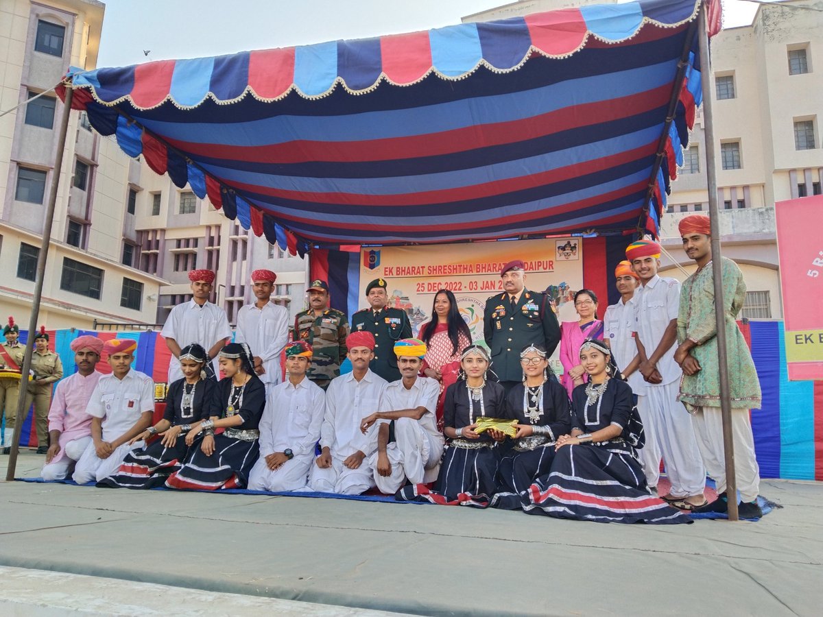 Adarsh_Kishore1's tweet photo. *EBSB udaipur*
Cadet of Govt College Barmer representative of Jodhpur Group got
1st position in #NIAP & #group_song and 2nd position in
#Group__dance .
@HQ_DG_NCC @NCCDteRajasthan @bhawani_dangi @Lalit_DDGRajNCC @ncc_rj_ https://t.co/yhYSRobSLP