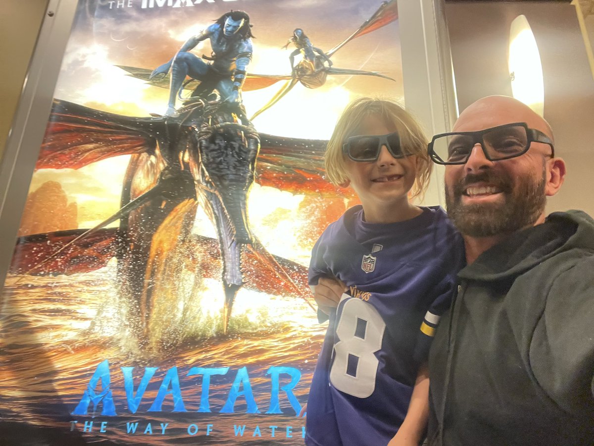 JohnRubalcaba's tweet photo. HAPPY NEW YEAR’S DAY ! My son Jagger his Uncle Steve and I went to see Avatar in 3D IMAX tonight. #JohnPhillipRubalcaba #JohnRubalcaba #JohnPhillip #John #JRSr #JR #Jagger #JaggerJohn #JaggerJohnRubalcaba #JRJr #Avatar #Avatar2 #AvatarTheWayOfWater #TheWayOfWater @officialavatar https://t.co/fRqByzvwhZ