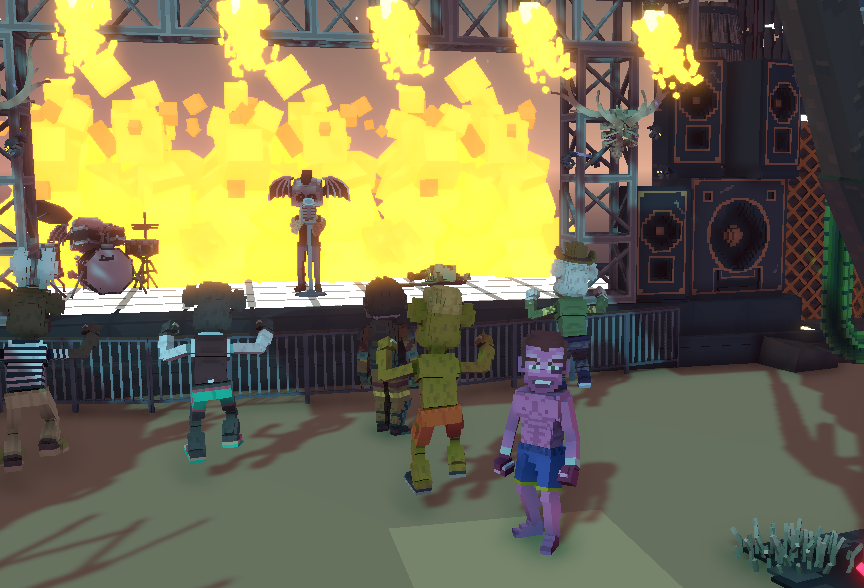 DoyoungSay's tweet photo. @TheSandboxGame @steveaoki @TheOfficialA7X @suecothechild @ParisHilton @deadmau5 @blond_ish Celebrating the end of the year in @TheSandboxGame Metaverse! ✨🎇 https://t.co/J6Hn5NyRt0