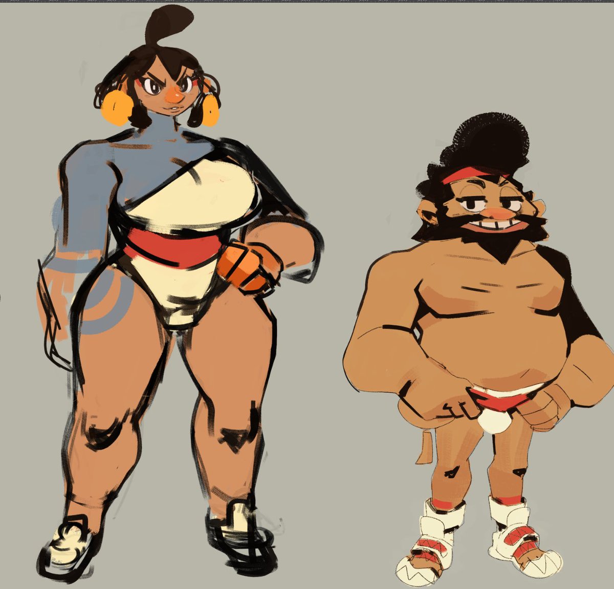 「More NPC concept arting! Come chill! 」|Beezulのイラスト