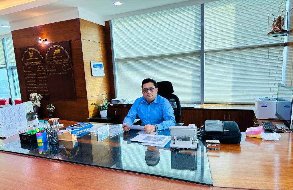 Joined as Addl. Metropolitan Commissioner, MMRDA.