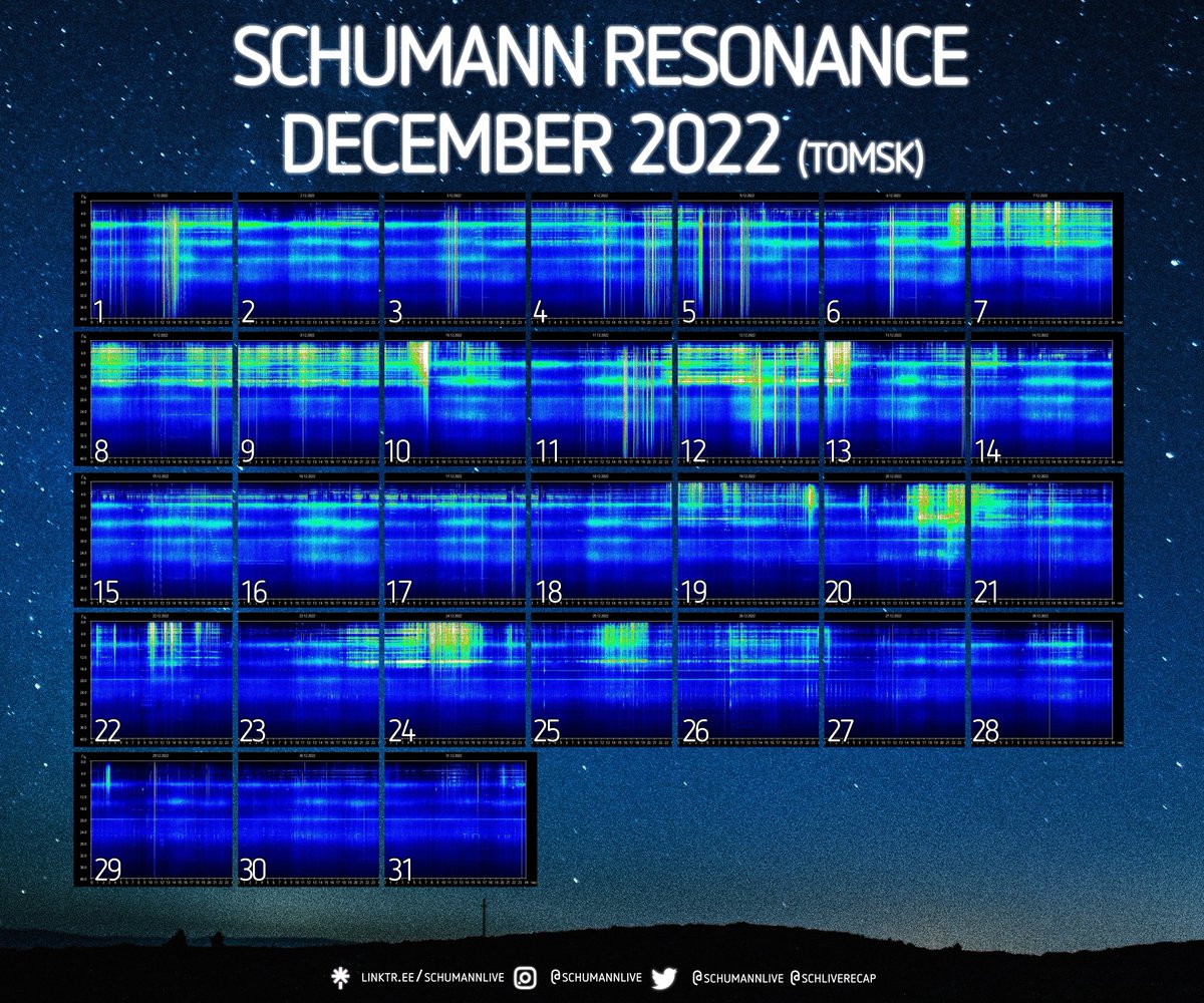 schliverecap's tweet photo. December 2022⚡🌍
#schumannresonance https://t.co/1b9kgD3uuh