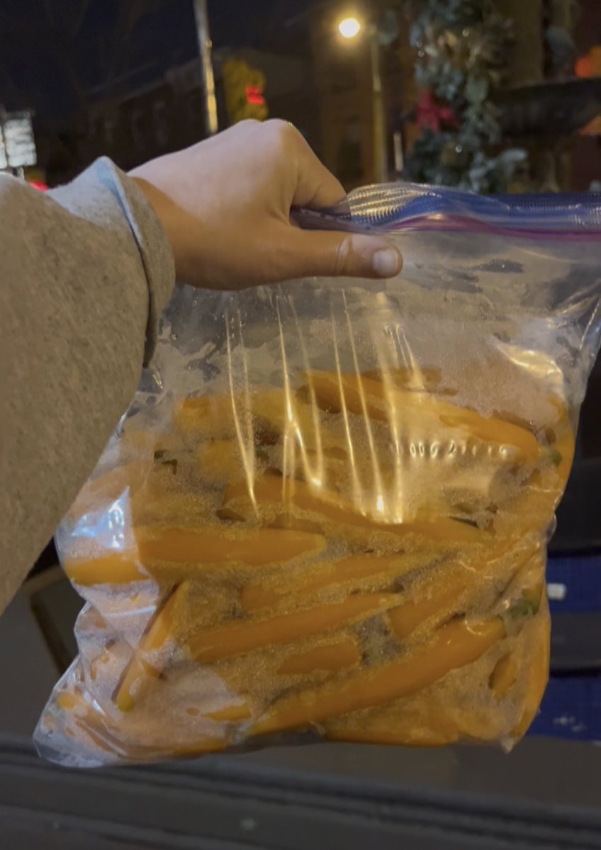 Anyone lose a bag hot dogs up passyunk? Not even kidding I just found it