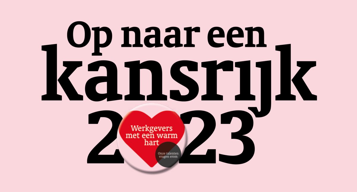 Samen met u creëren we kansen voor onze talenten op de arbeidsmarkt. Veel dank daarvoor. Ook in het nieuwe jaar werken we graag met u samen. Op naar een kansrijk 2023!