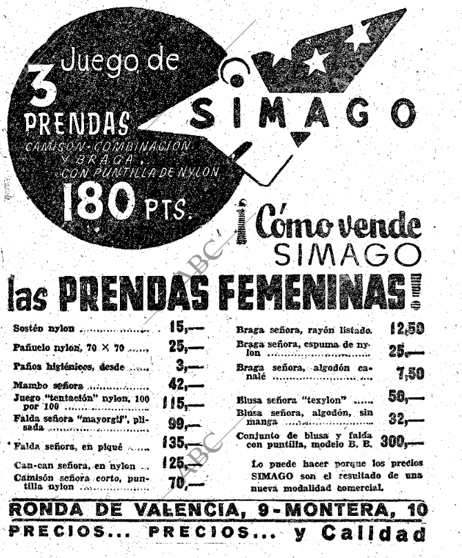 RetailerMadrid's tweet photo. Hoy en #retailvintage 

SIMAGO.

Como curiosidad Simago llegó a tener una tienda junto a la Puerta del Sol, en Montera 10, que duró poco tiempo

@RetailerSpain 

23 de junio de 1960 https://t.co/C8uN2ZuVyD