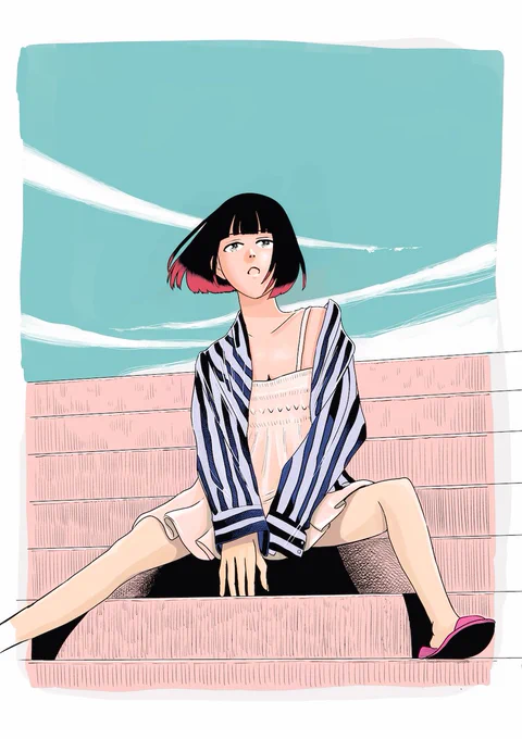 3巻カバー絵です。 