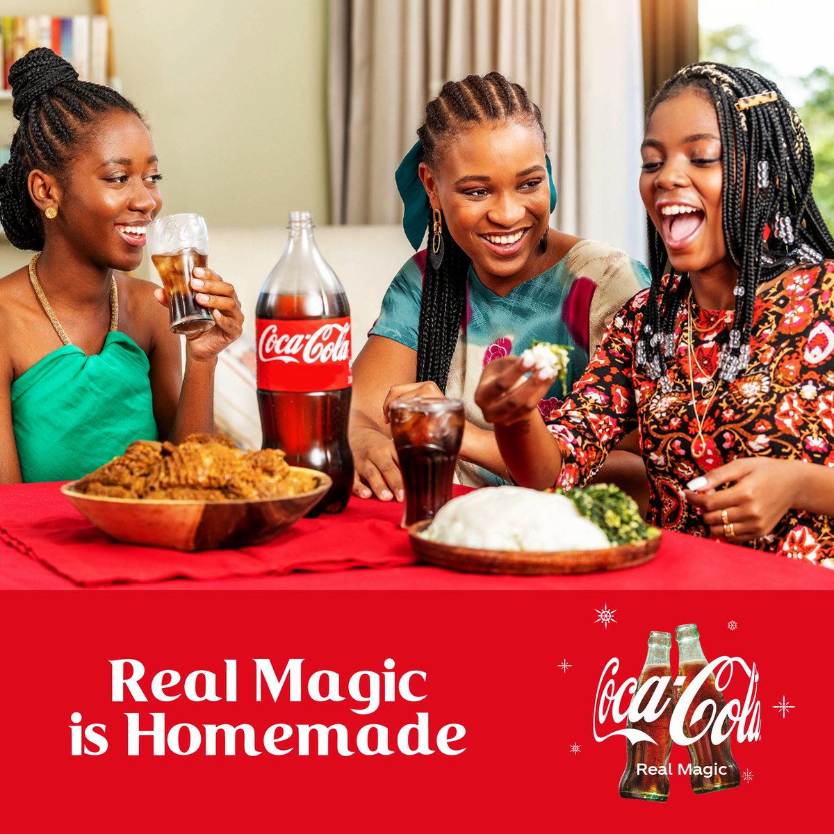 CCBAinKenya's tweet image. Home is where there is Coca-Cola, the best guide to a happy 2023 and a definite guarantee of #RealMagic and wonderful memories. 

#BringTheMagic