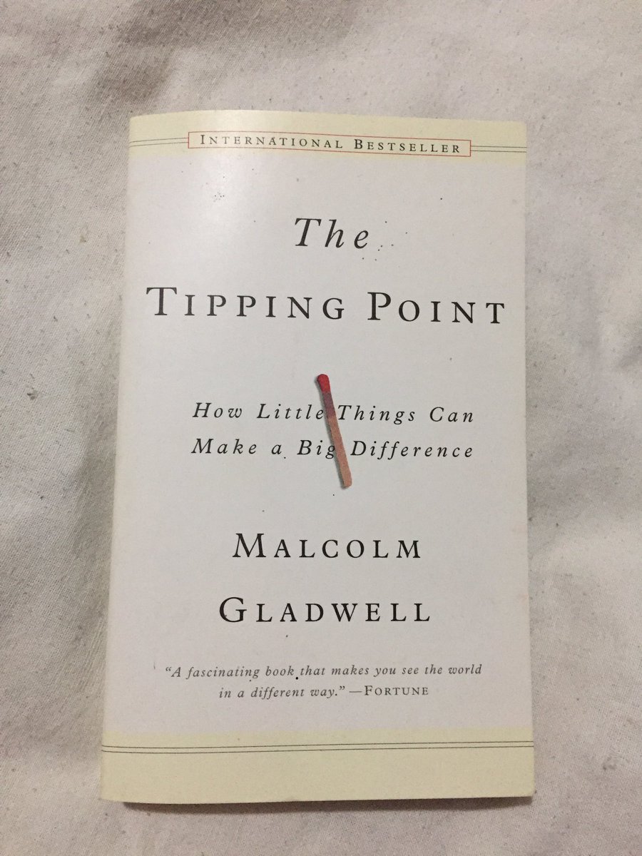 Selling The Tipping Point by Malcolm Gladwell. 
#booksph