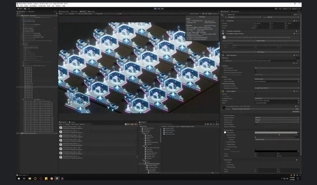 breshnagame's tweet photo. First team call of 2023 and it's MAGICAL!!!
#BuildInPublic Sneak Peek of our 3D Virtual Carnival 👀🤩
Breshnaverse Gateway Keys - Minting in Q1 2023
Breshnaverse - Launching in Q2 2023
#Breshnaverse #virtualcarnival #Breshna #Bolts #3D https://t.co/IWZNyACkQk