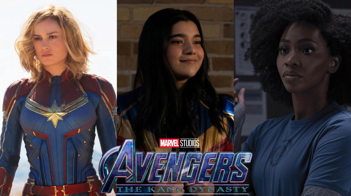 marvel_updat3s's tweet photo. Captain Marvel, Ms.Marvel and Monica Rambeau will appear in #AvengersTheKangDynasty 
#MarvelStudios https://t.co/W987nc4oQs