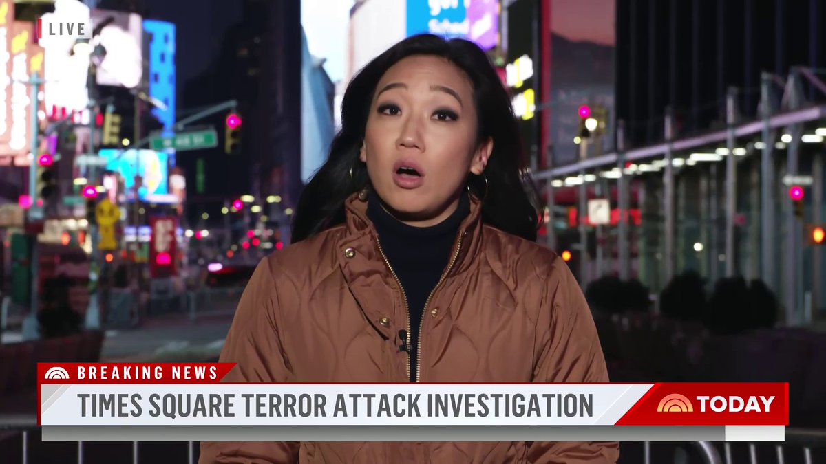 Three New York City police officers were injured after being attacked with a machete near New