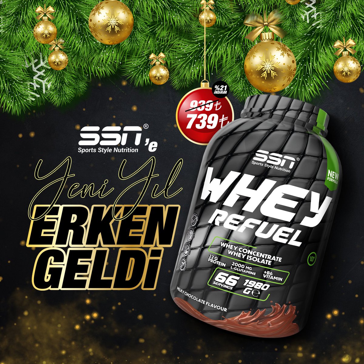 ssnsportscomtr's tweet photo. Yeni aroma yeni ambalajında ! Sınırları zorlayan formül ile SSN WHEY REFUEL stoklarda ! 

https://t.co/MgXICB5y9n

#supplements #spor #gym #ssn https://t.co/zvXdLK8kqL