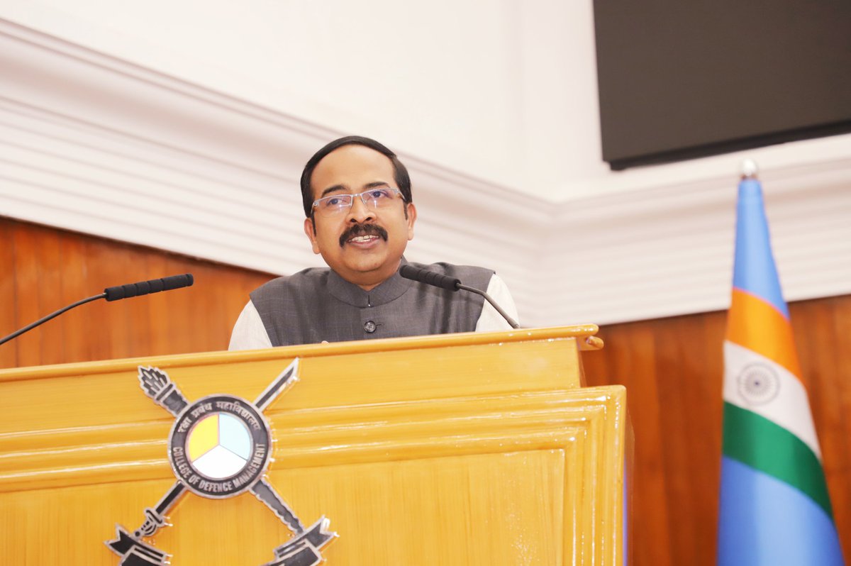 BJPKrishnasagar's tweet image. Past highlights..
Addressed senior military leaders on 'Strategy Implementation' at College of Defence Management.
#Military
#strategy #strategyimplementation
#leadership #organizationalexcellence