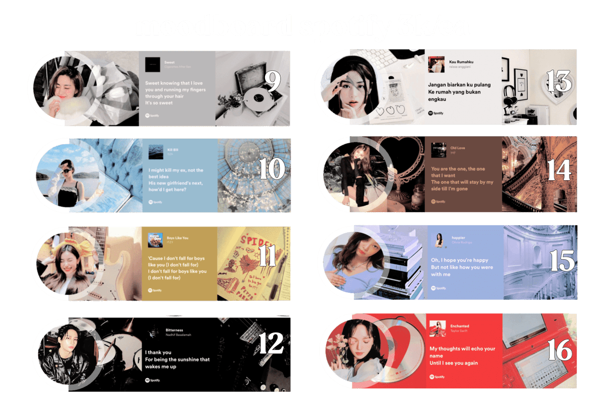A retweet would be really appreciated 💖

Holla! Mako kembali lagi dengan layout ready stock moodbooard yang kece🤩 Harganya start from 2k-3k. udah dapet ava jpg + png juga loh! Pembayarannya bisa melalui all e-wallet dan qris. Kindly dm me If you're interested. Thank you! <3