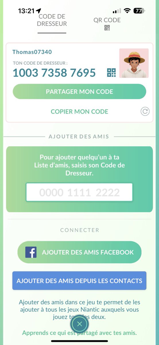 Thomasberthaud1's tweet photo. Need some gift from all around the world thx to add me ❤️ 1003 7358 7695. #pokemongofriends https://t.co/ugNneKiVgN