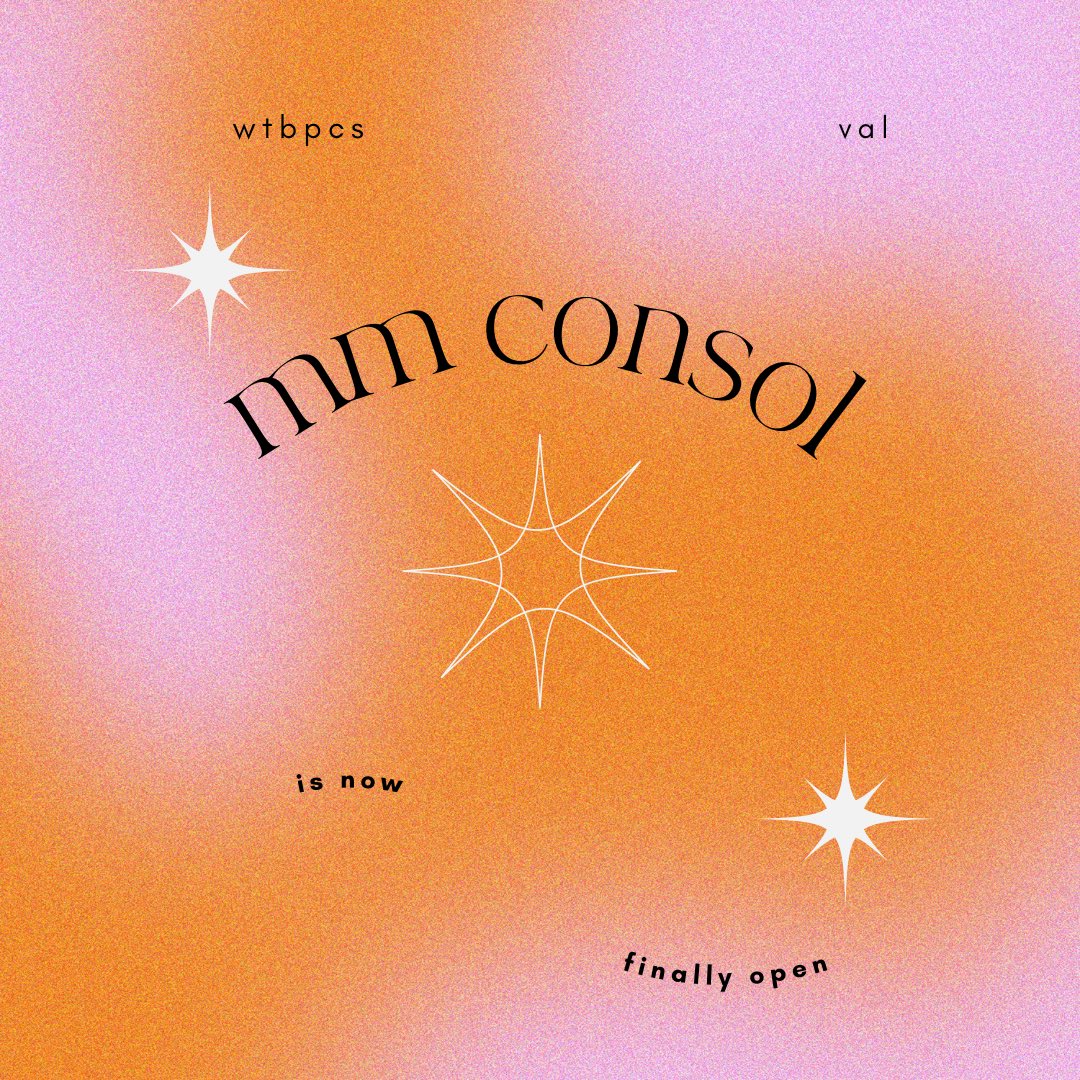 nyaaaewe's tweet photo. val, mm consol — finally open! 🛒
🩰 open to all fandoms!
🩰 small kpop & non-kpop items!
🩰 proofs: #fromenmails #valconsols https://t.co/MVkc3gEQ0m