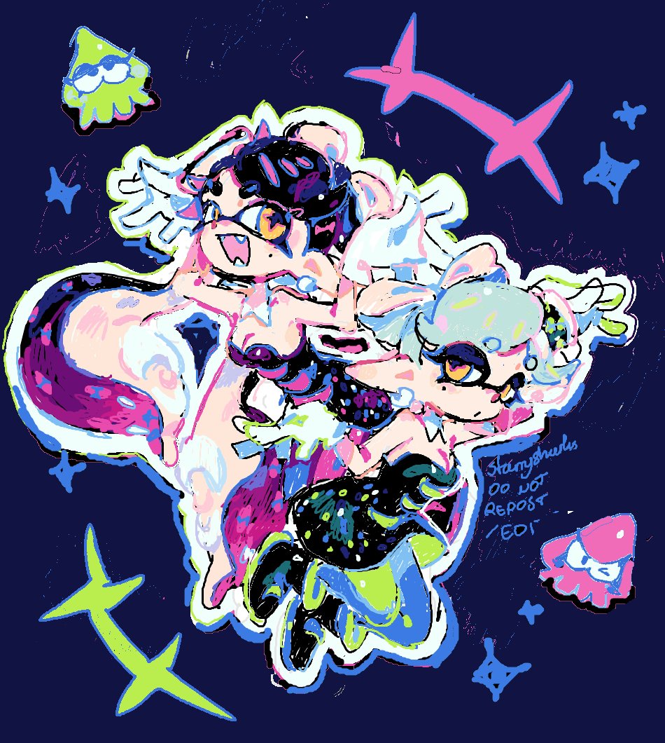 [#splatoon] 💗sea o' colors💚