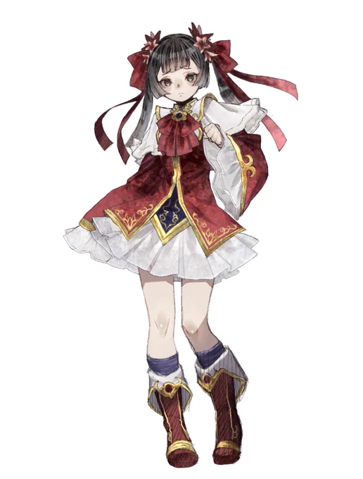#毎月2日は二喬の日大喬は過去絵ですが小喬は新規に塗ってます(線画は過去絵です) 