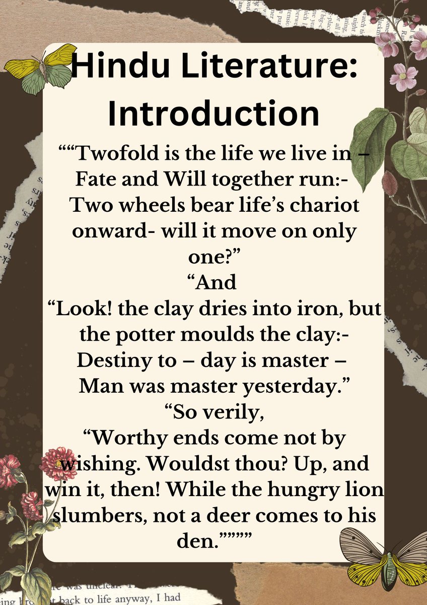 world_of_lit's tweet photo. Hindu Literature - Part 2 - Introduction
#Literature  #worldofliterature #literaturequotes #literaturelovers  #LiteraturePosts #LiteratureReview #worldliterature #amreading #torudutt #indianliterature  #hinduliterature https://t.co/wG8L3uPtBJ