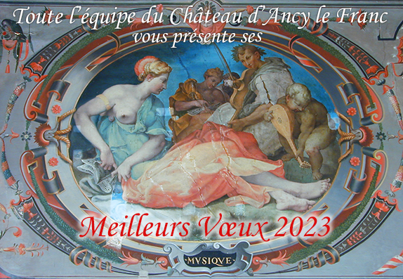 Nous vous souhaitons à tous une très belle année 2023 ! 🍾
Le château rouvrira ses portes au début des vacances d'hiver le 4 février😊
#newyear #bestwishes #bonneannée #chateau #castle #france #painting #wallpainting #peinture #peinturemurale #primaticcio #meilleursvoeux