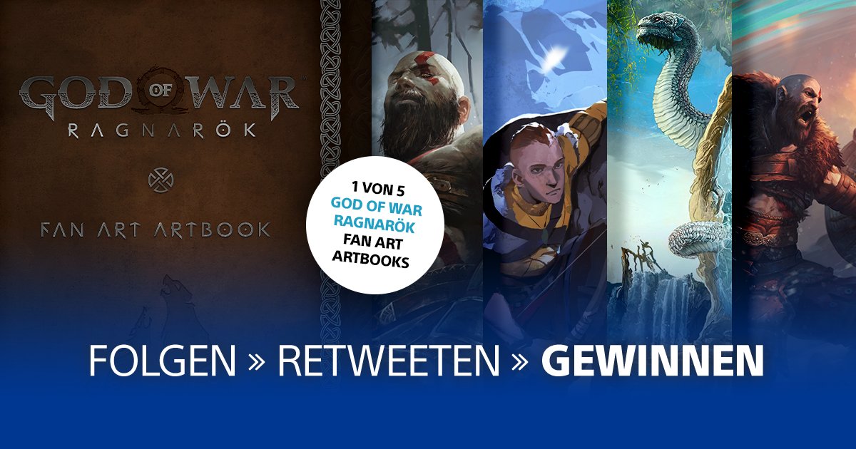 PlayStationDE's tweet photo. Von euch - für euch! 😎

Wir verlosen 5⃣ exklusive #GodofWarRagnarok-Artbooks. 🖌

TNB: https://t.co/epgXzVwg6d https://t.co/LmAKAOrj1E