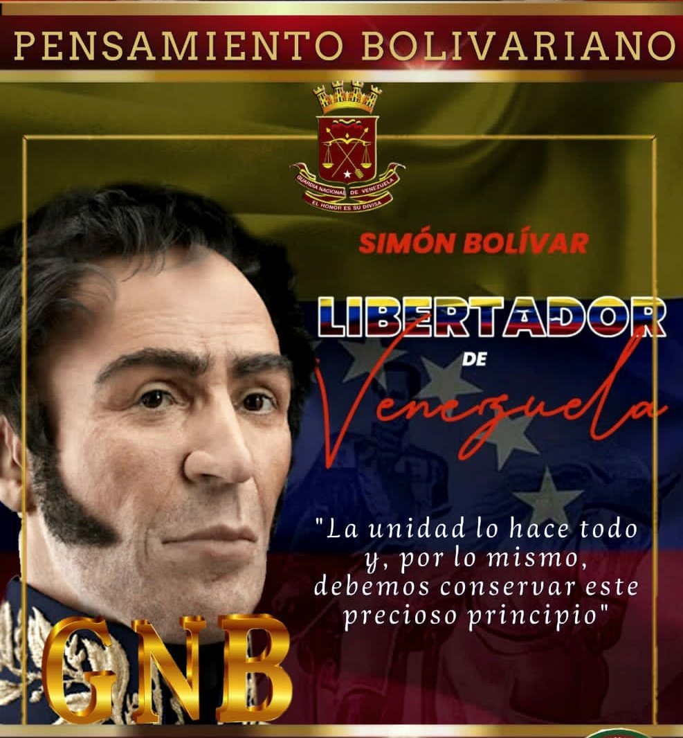auxiliar_62's tweet photo. #2Ene con nuestro libertador siempre adelante, empezamos con un año lleno de bendiciones, feliz lunes https://t.co/WiisgL6UG6