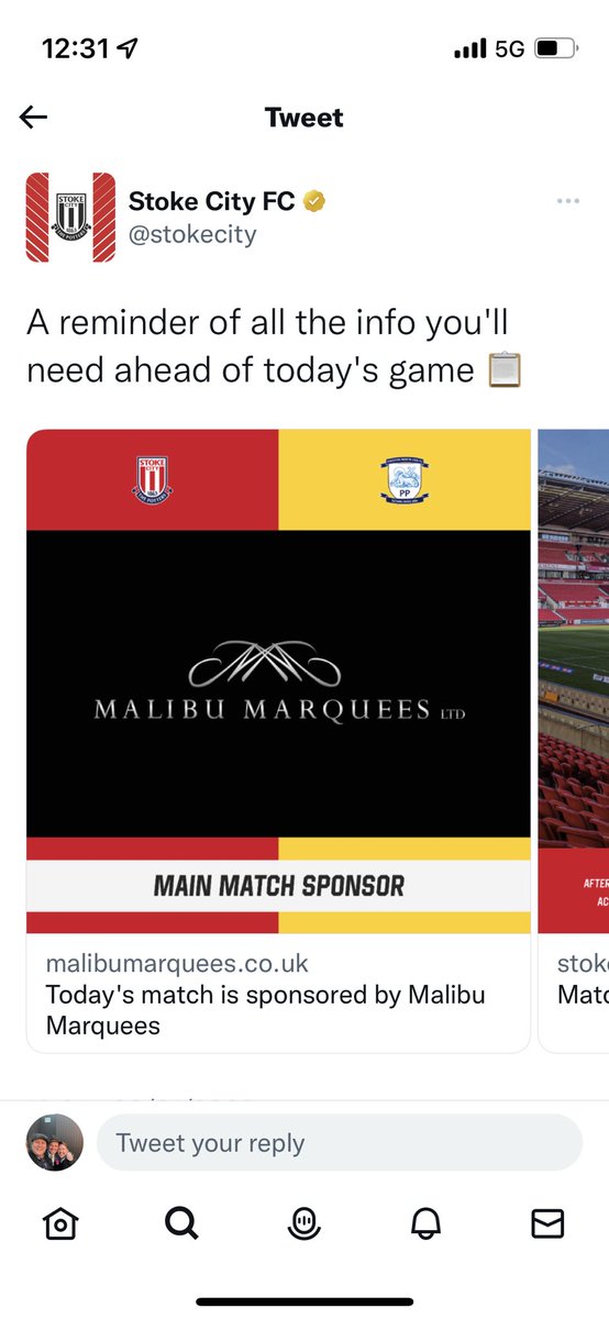 brett6barlow's tweet photo. Proud day today hope we bring you luck @stokecity 3 pts https://t.co/IxzGskuOps